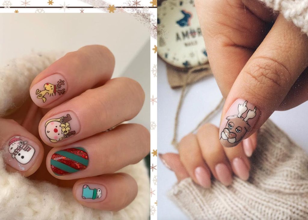 50 Easy Winter Nails to Inspire You | Winter nails, Modern nails, Trendy nail  art designs